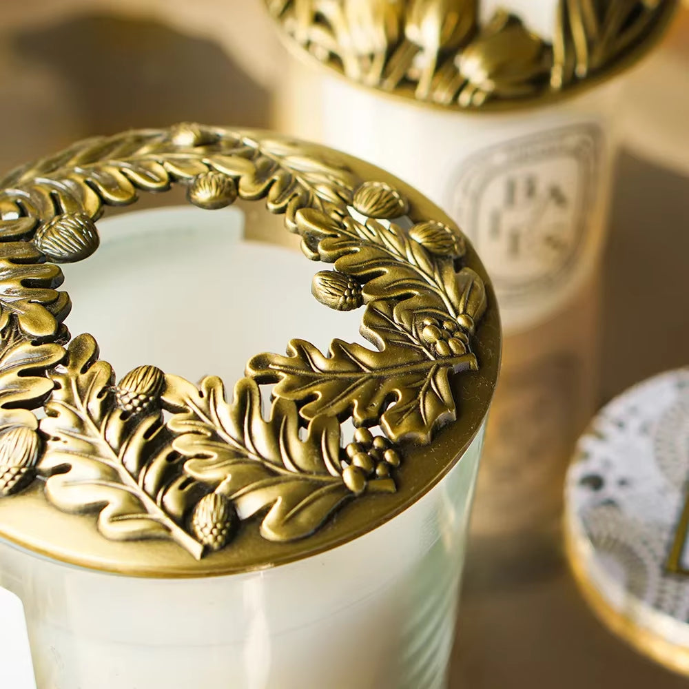 Jar Candle Topper - Owl Shape Metal Candle Topper