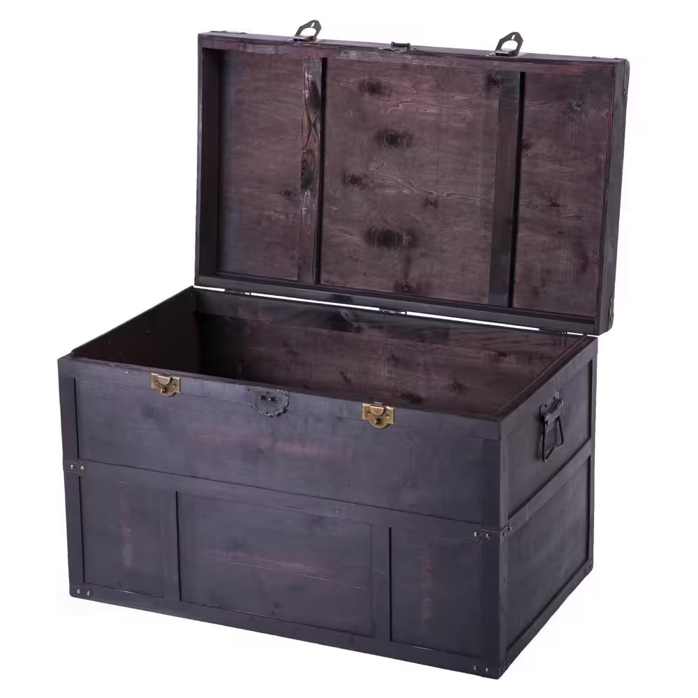 Wooden Old Cedar Style Large Chest