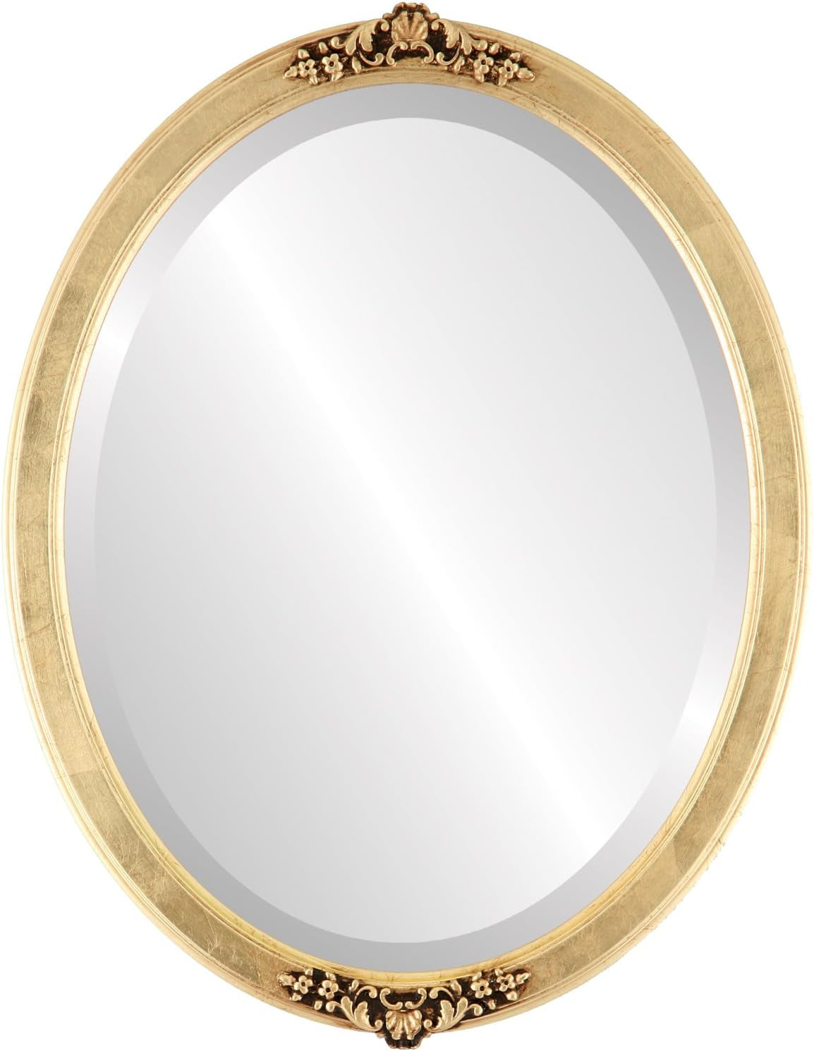 Oval Beveled Wall Mirror for Home Decor -14" X 18"