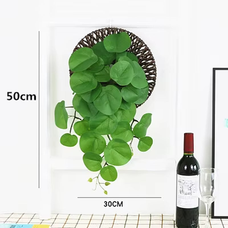 50-100CM Artificial Vine Green Tropical Fake Plants