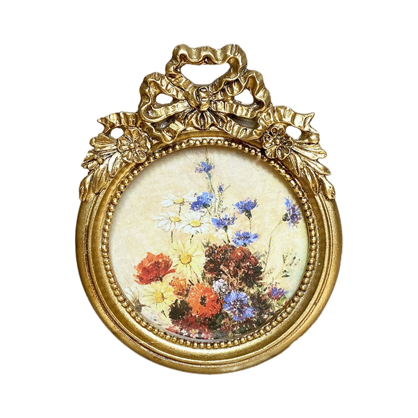 Antique Photo Frame round