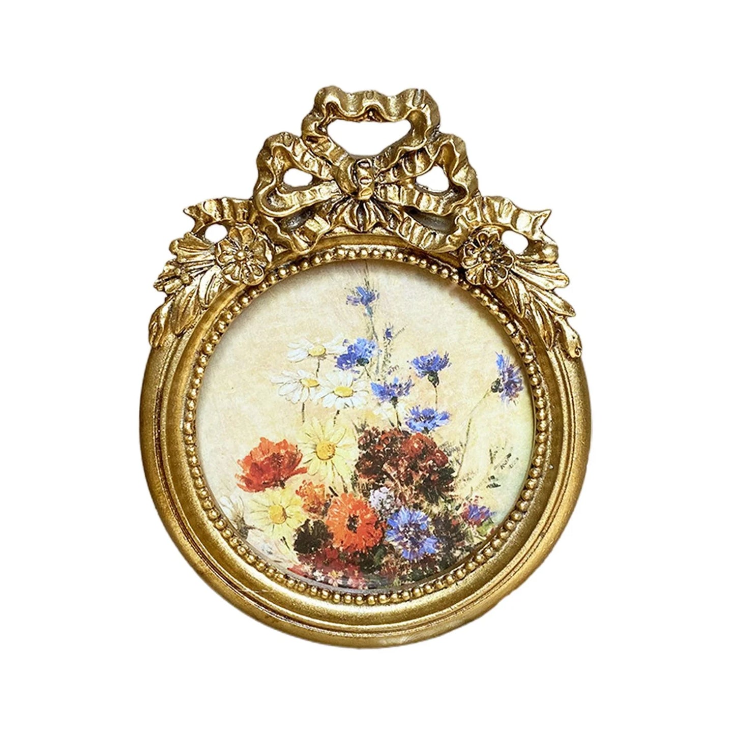 Antique Photo Frame round
