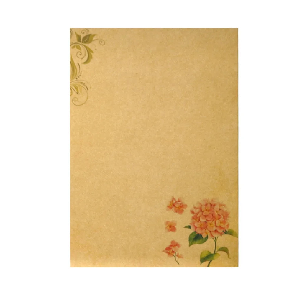 Stationary Paper 8 Pack Parchment Antique Colored Printed