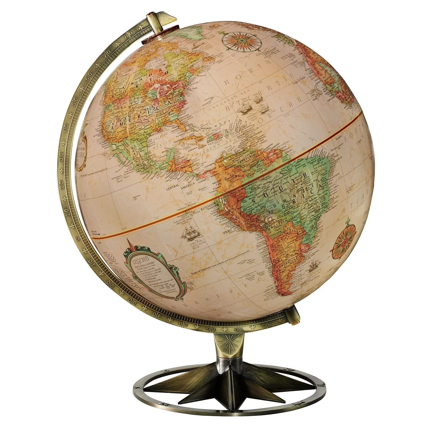 Compass Rose Globe