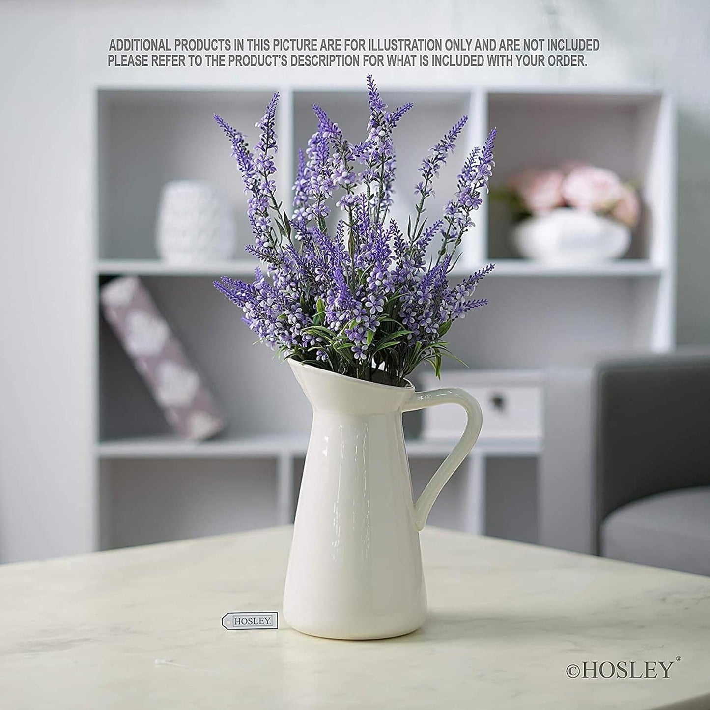 Cream Ceramic Pitcher Vase