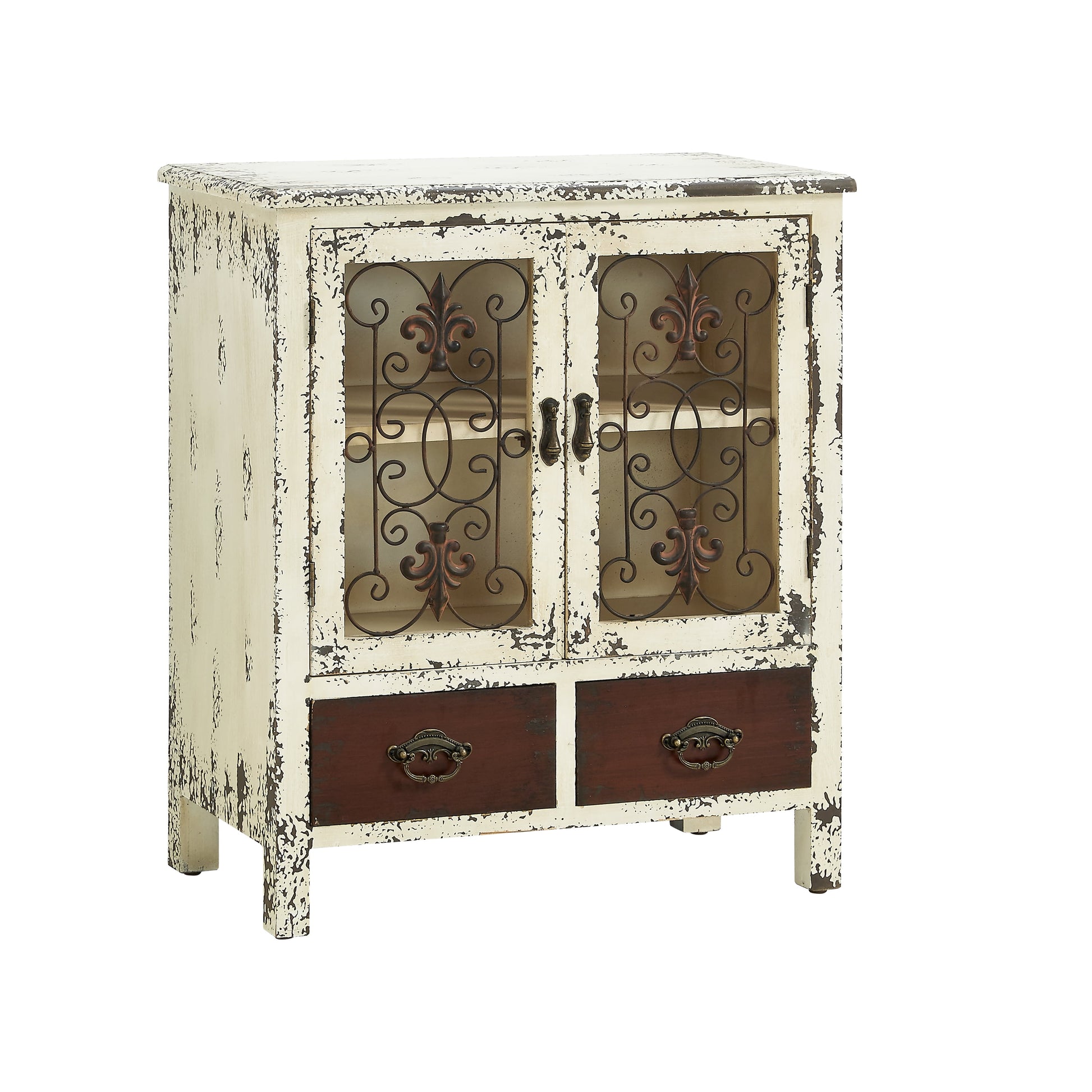 Vintage Design 2 Door 2 Drawer Console