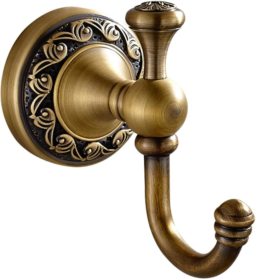 Antique Brass Towel Hook
