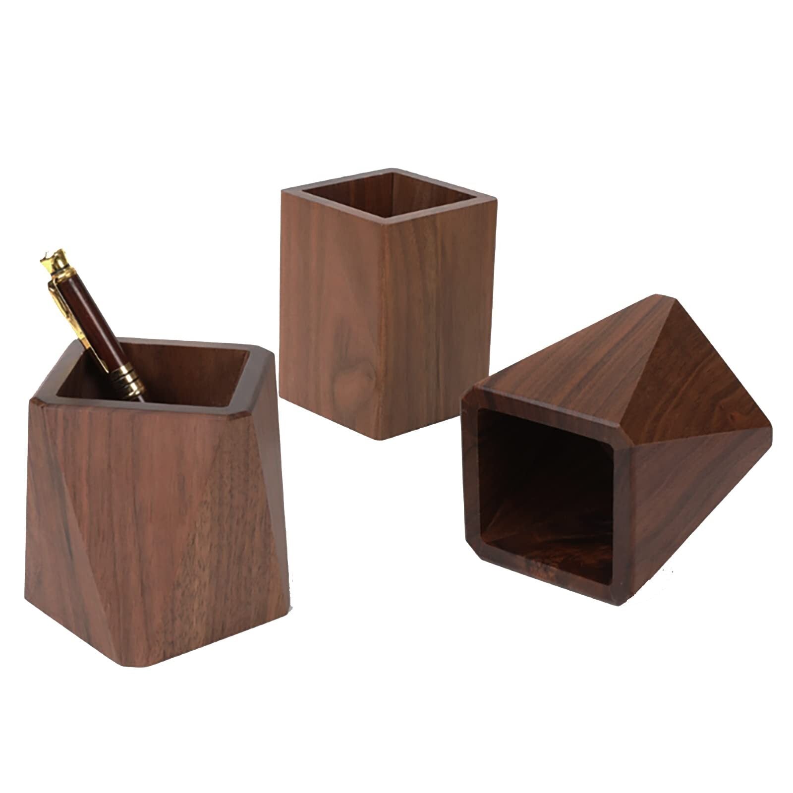 Black Walnut Wooden Pencil Box