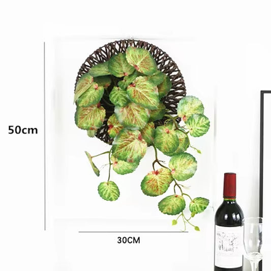 50-100CM Artificial Vine Green Tropical Fake Plants 