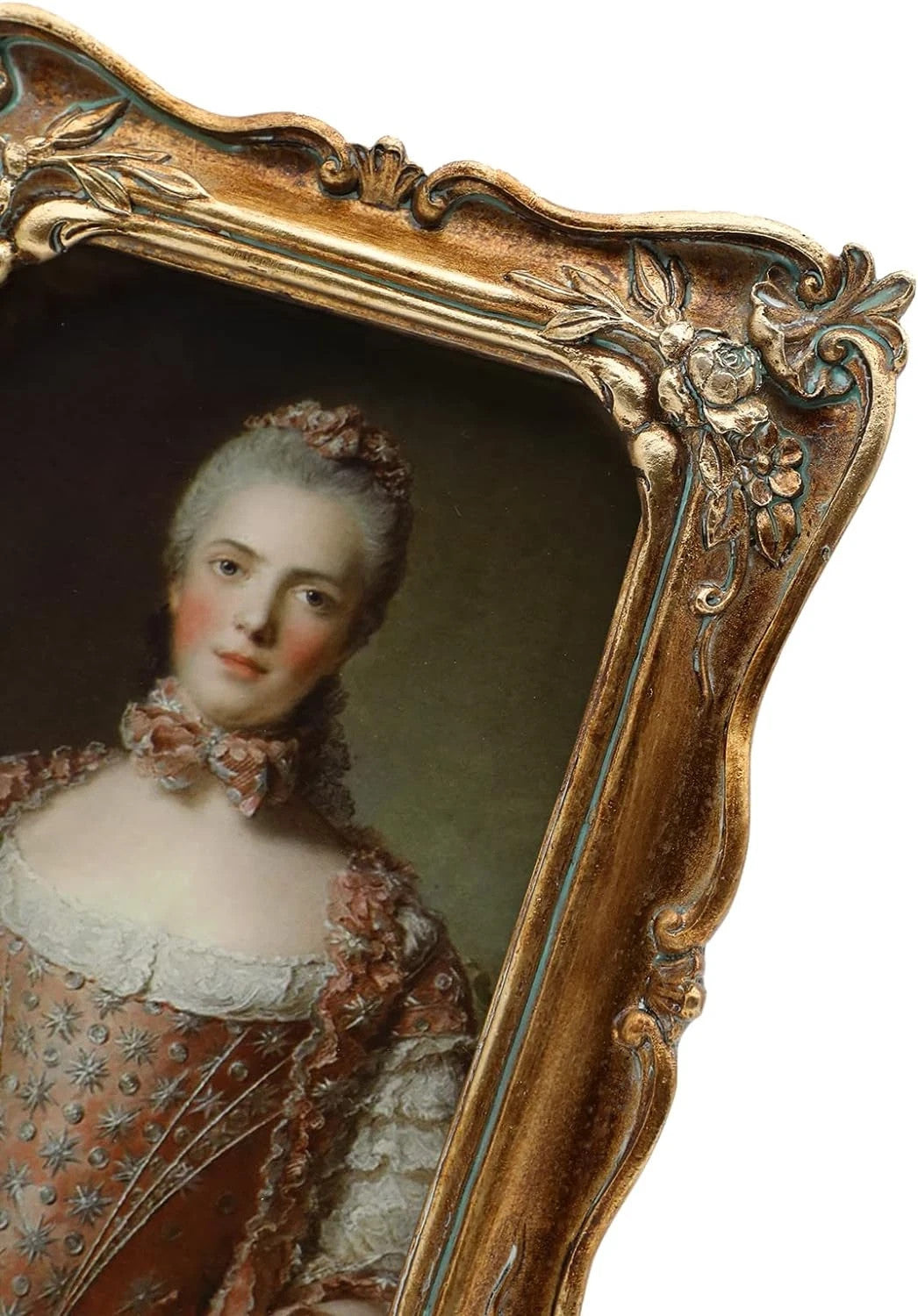 4X6 Vintage Picture Frame Antique Ornate Bronze Gold Photo Frame 