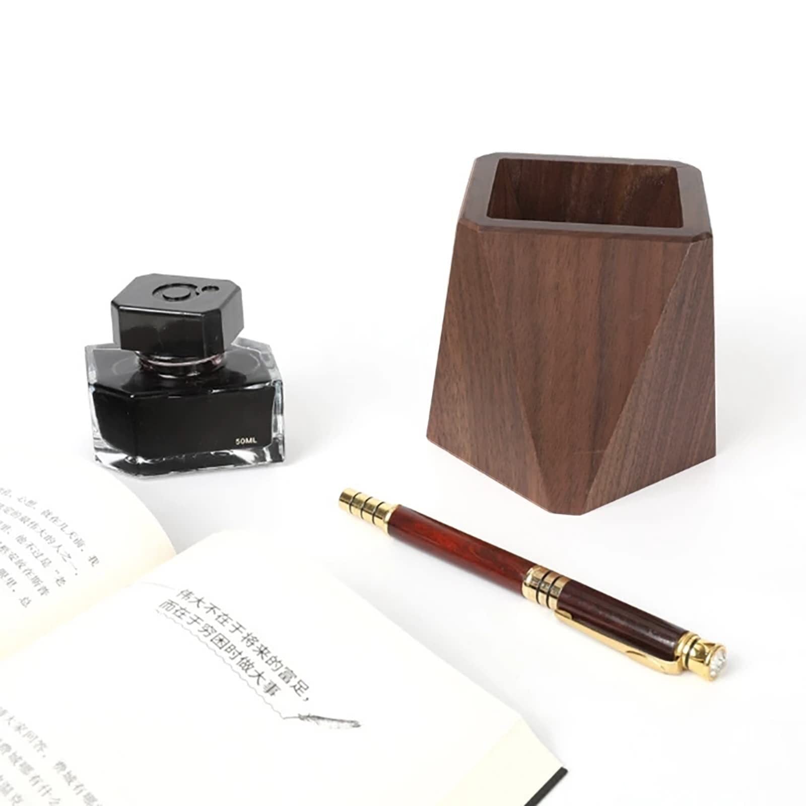 Black Walnut Wooden Pencil Box