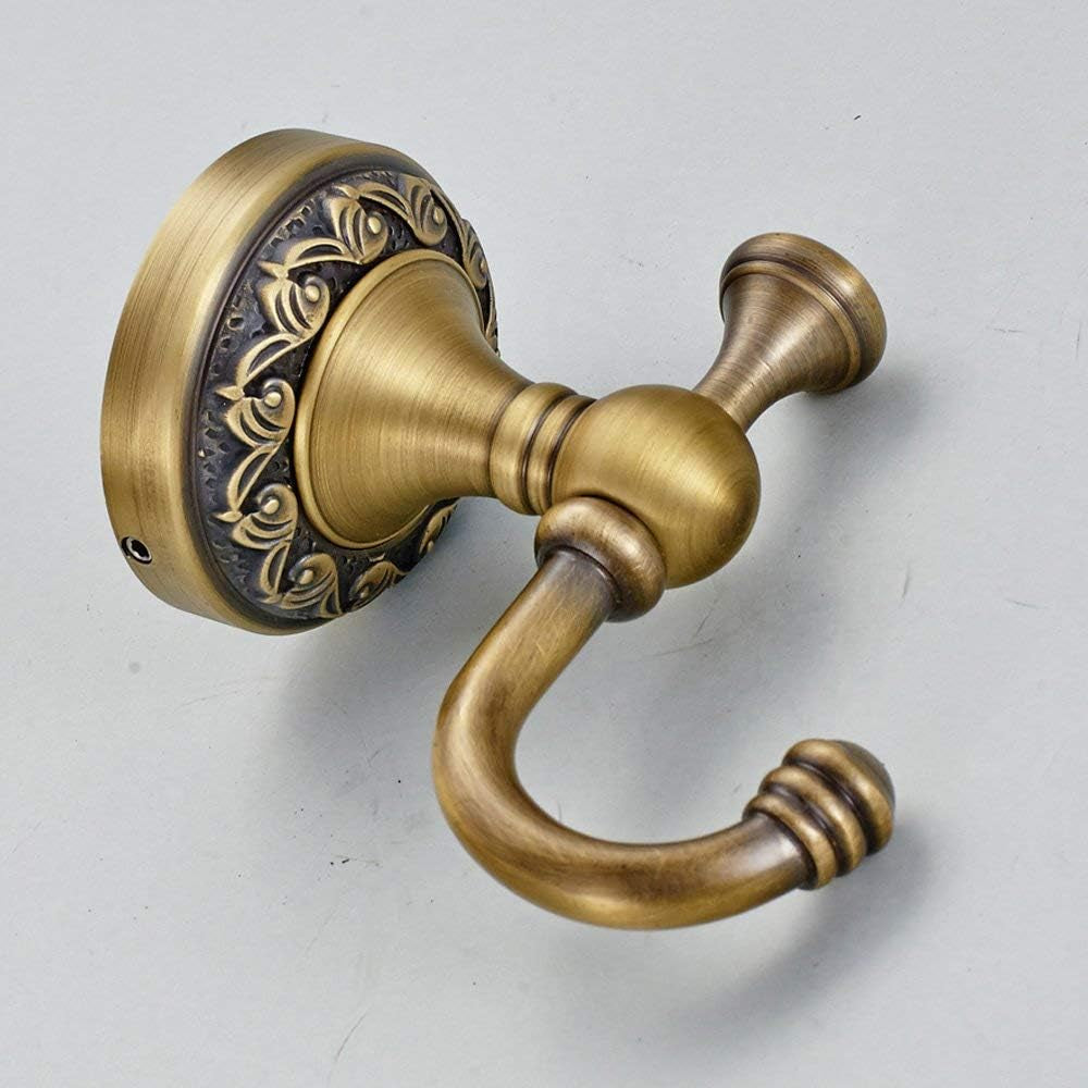 Antique Brass Towel Hook