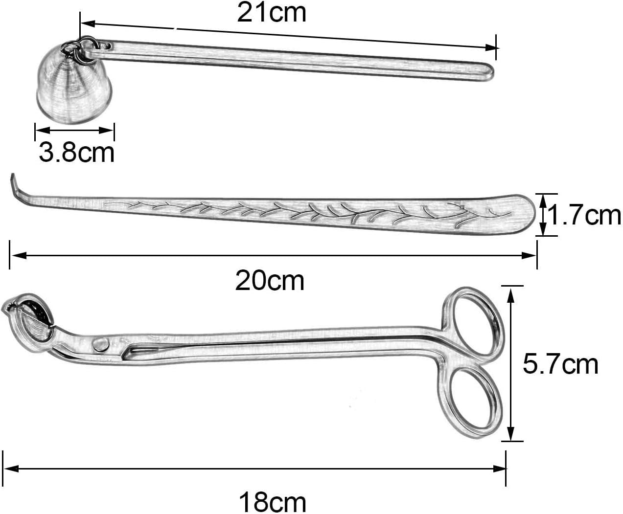 3 in 1 Candle Accessories Set