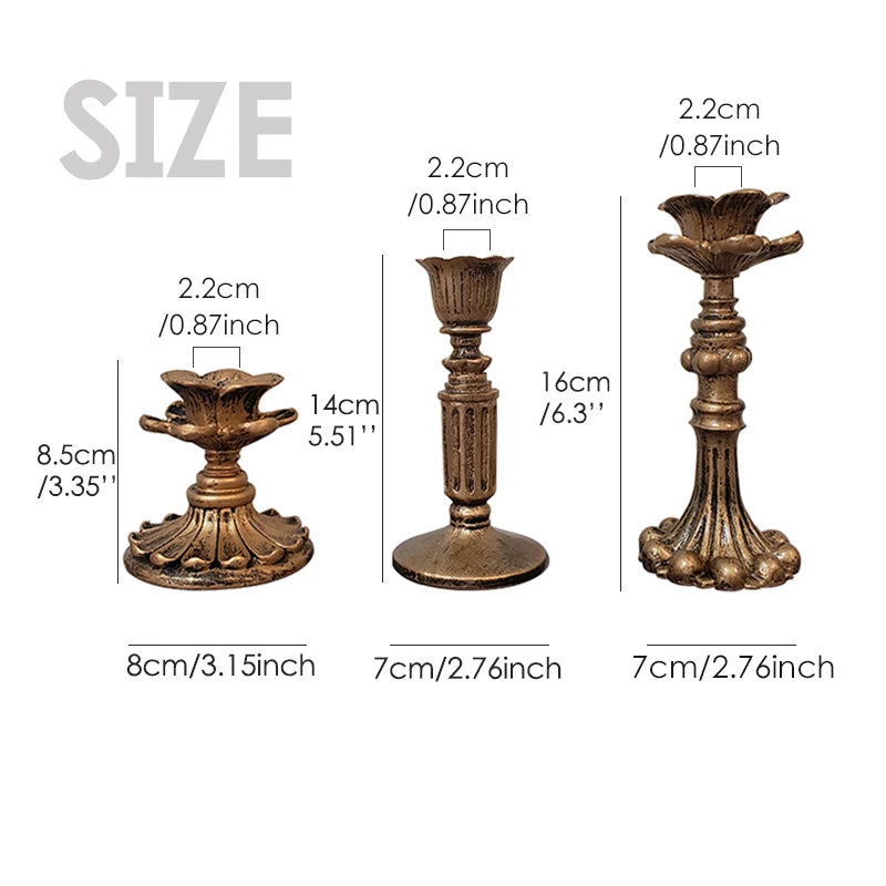 Nostalgic Antique French Candle Stick 