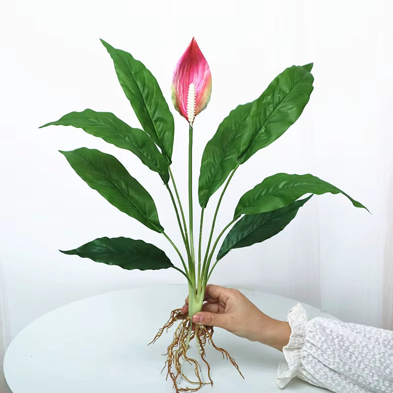 50-100CM Artificial Vine Green Tropical Fake Plants 