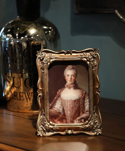 4X6 Vintage Picture Frame Antique Ornate Bronze Gold Photo Frame 