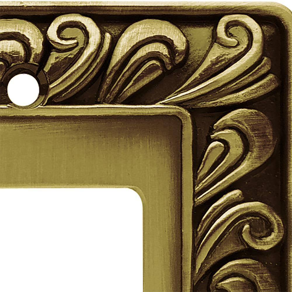  Antique Brass Switch/Toggle Outlet Metal Wall Plate