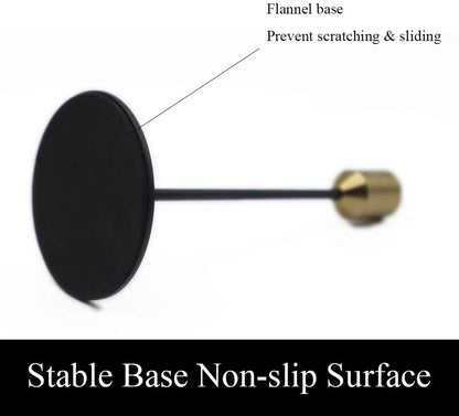 Brass Gold Black Taper Candle Holders