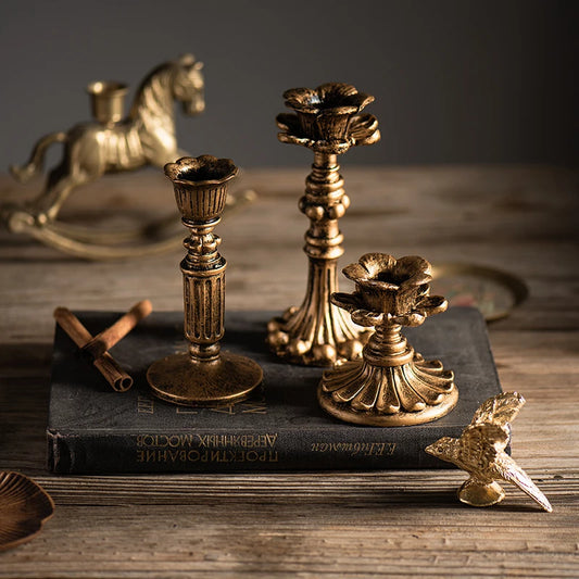 Nostalgic Antique French Candle Stick 
