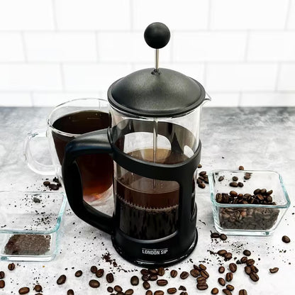 London Sip 4 Cup Black French Press Coffee Maker