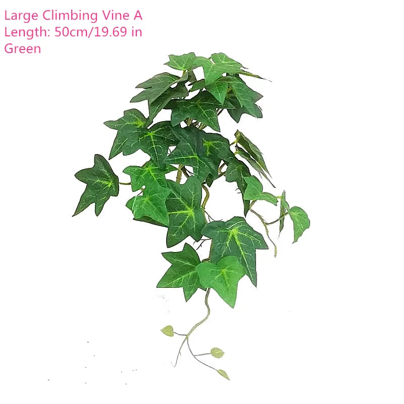 50-100CM Artificial Vine Green Tropical Fake Plants 