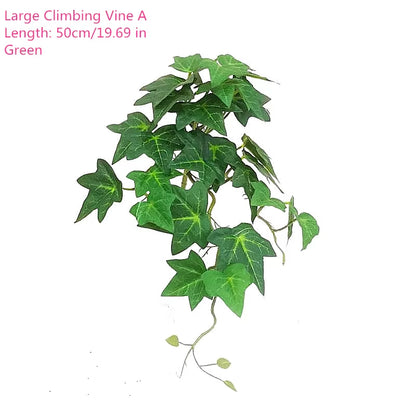 50-100CM Artificial Vine Green Tropical Fake Plants 