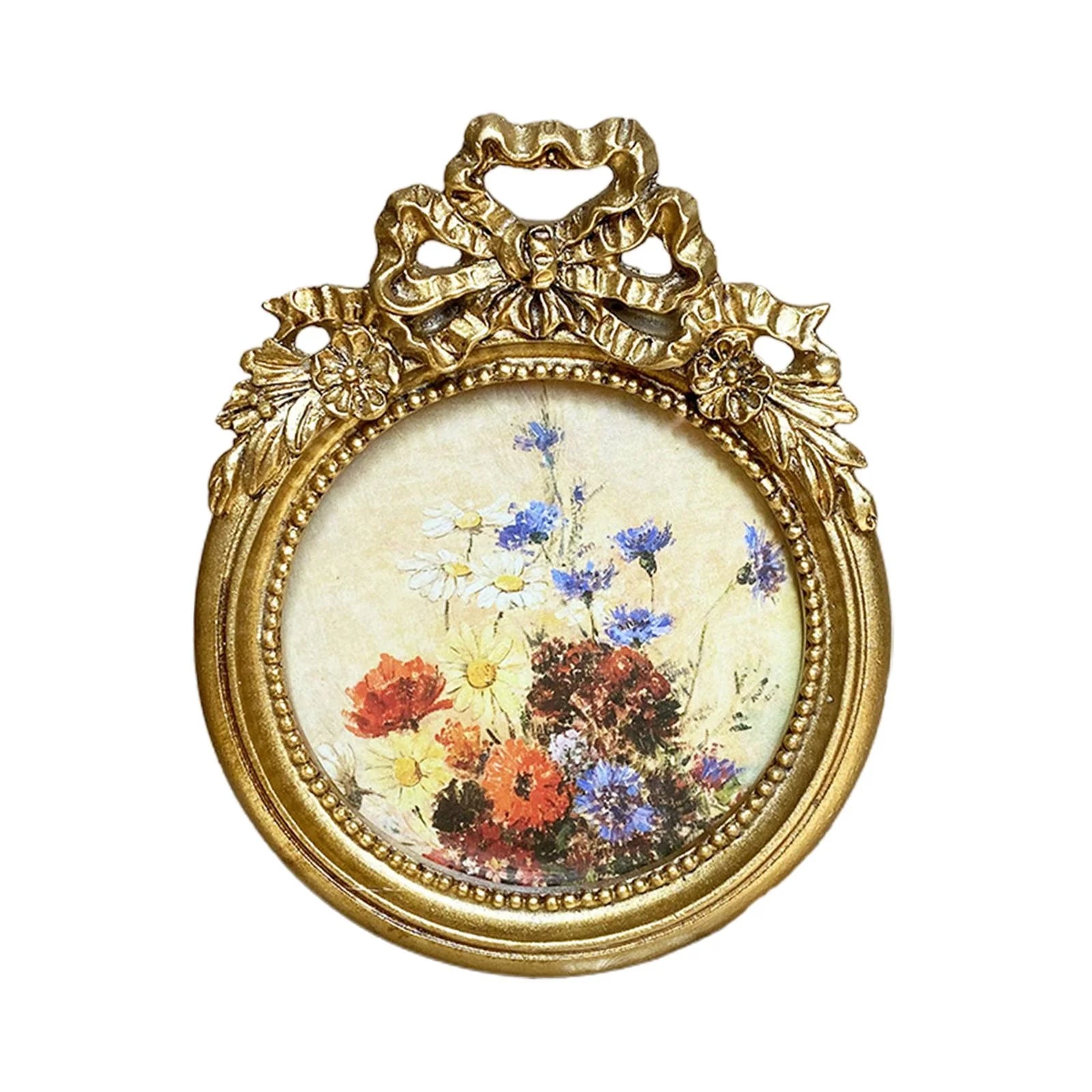 Antique Photo Frame round 