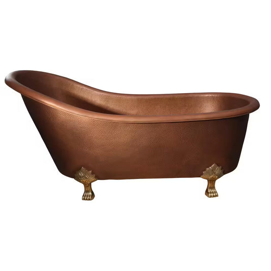Copper Slipper Clawfoot Bathtub
