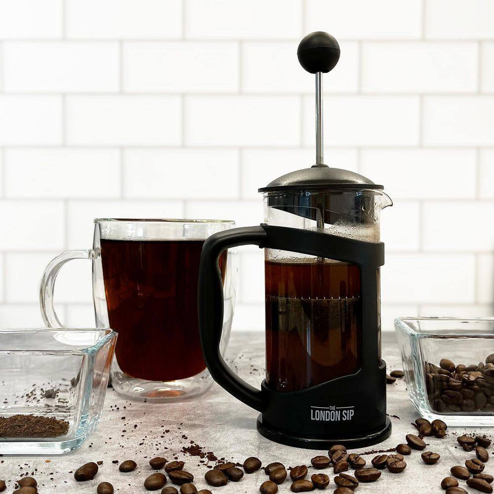 London Sip 4 Cup Black French Press Coffee Maker