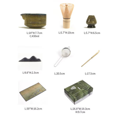 7Pcs 4Pcs Japanese Matcha Set 