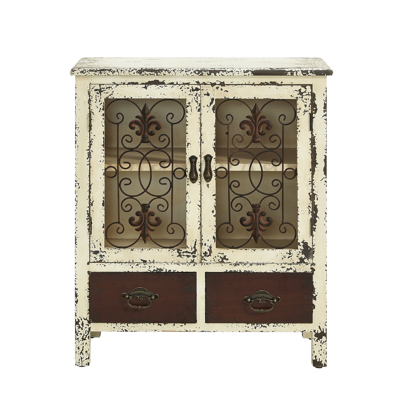 Vintage Design 2 Door 2 Drawer Console