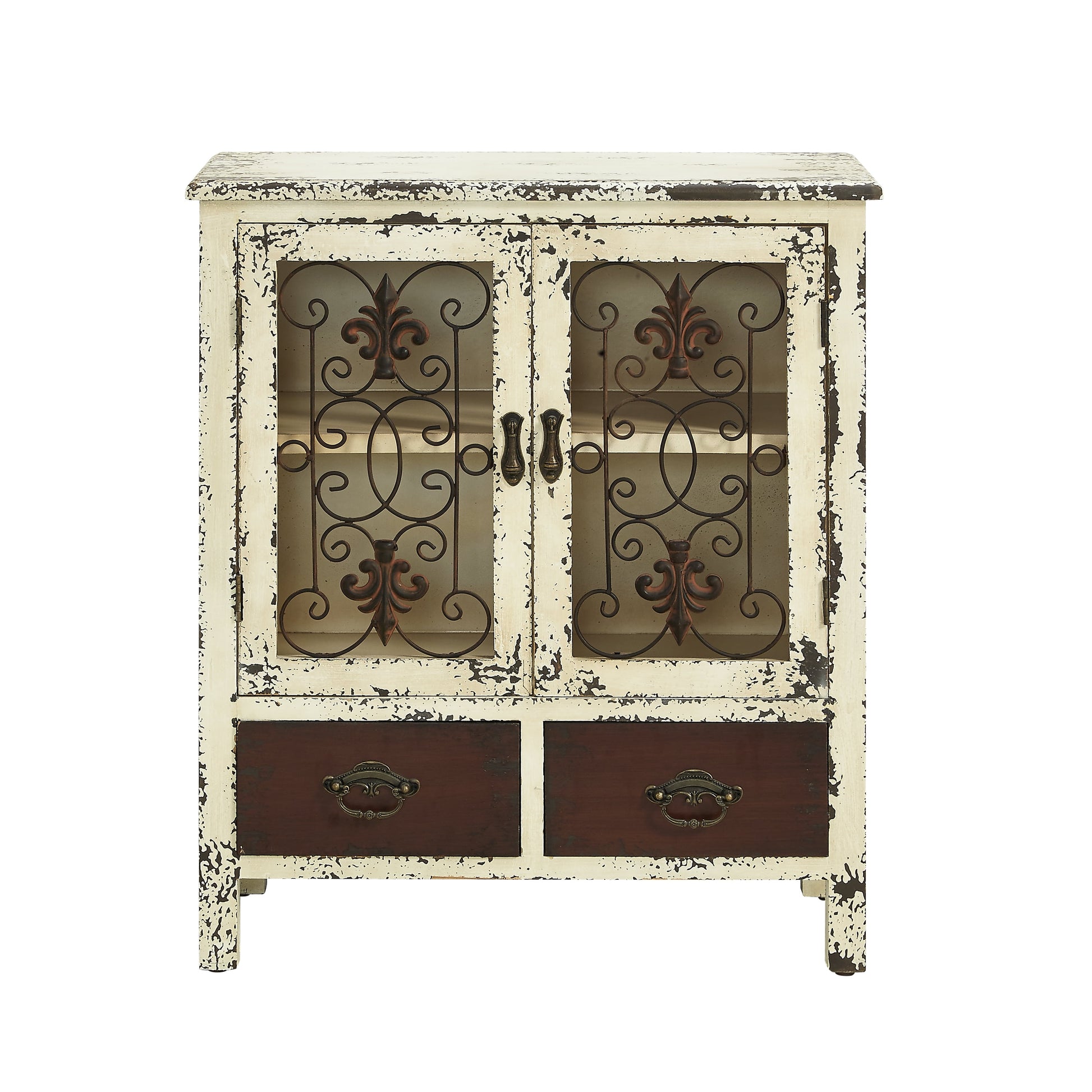Vintage Design 2 Door 2 Drawer Console