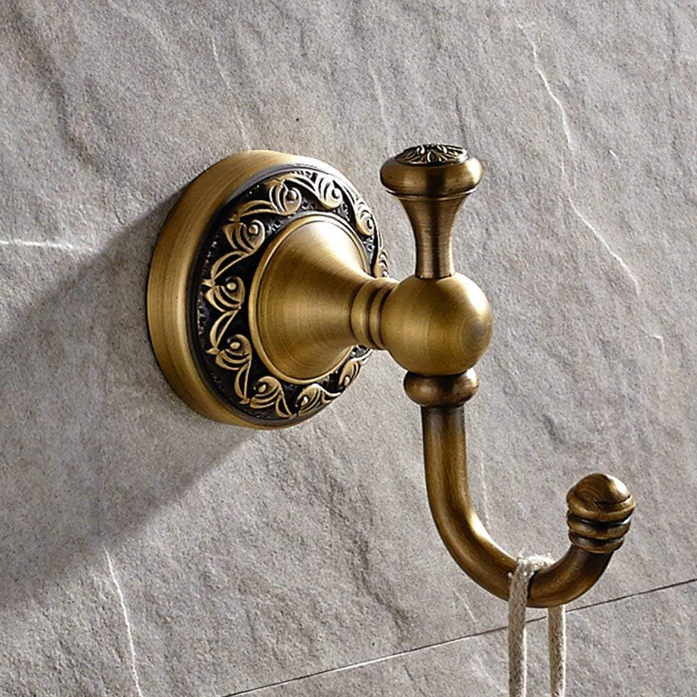 Antique Brass Towel Hook